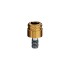 LOCATOR Abutment for Nobel Biocare External Hex-Lock Implants, 3.8/4.5mm Dia (Yellow), 2.0mm Cuff He