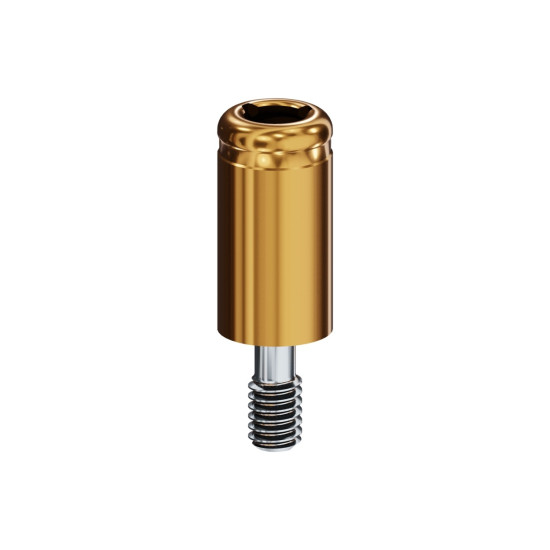 LOCATOR Abutment for Zimmer Biomet Spline Implants, 3.75mm Dia (Green), 6.0mm Cuff Height