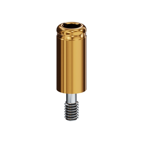 LOCATOR Abutment for Zimmer Biomet Spline Implants, 3.75mm Dia (Green), 7.0mm Cuff Height