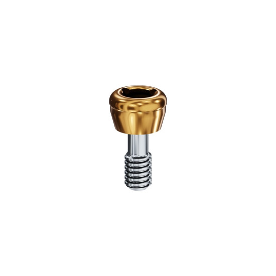 LOCATOR Abutment for Zimmer Biomet Spline Implants, 3.25mm Dia (Yellow), 1.0mm Cuff Height