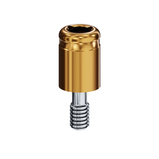 LOCATOR Abutment for Zimmer Biomet Spline Implants, 3.75mm Dia (Green), 4.0mm Cuff Height