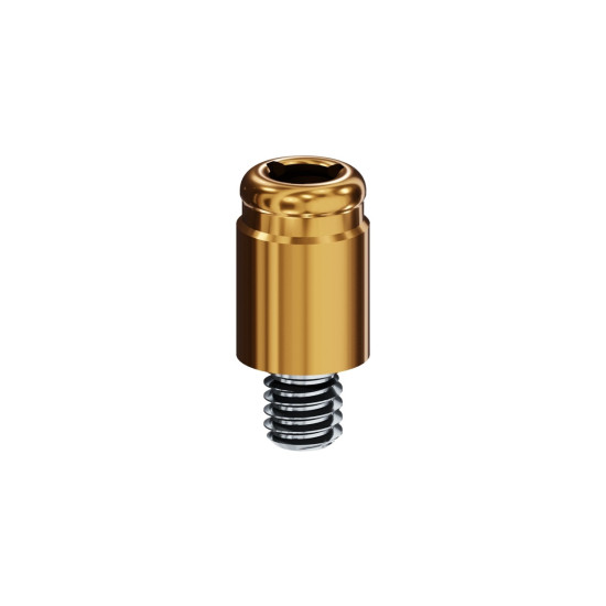 LOCATOR Abutment for Sargon External Implants, 3.8mm Dia, 5.0mm Cuff Height