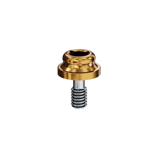 LOCATOR Abutment for Zimmer Biomet Spline Implants, 5.0mm Dia (Blue), 0.86mm Cuff Height