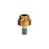 LOCATOR Abutment for Zimmer Biomet Spline Implants, 5.0mm Dia (Blue), 2mm Cuff Height