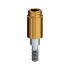 LOCATOR Abutment for Nobel Biocare Replace Implants, 4.3mm Narrow (Purple), 6.0mm Cuff Height