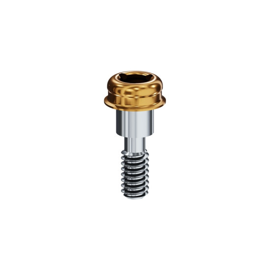 LOCATOR Abutment for Nobel Biocare Replace Implants, 4.3mm Regular (Yellow), 0mm Cuff Height