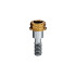 LOCATOR Abutment for Nobel Biocare Replace Implants, 4.3mm Regular (Yellow), 0mm Cuff Height
