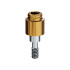 LOCATOR Abutment for Nobel Biocare Replace Implants, 5.0mm Wide, 4.0mm Cuff Height