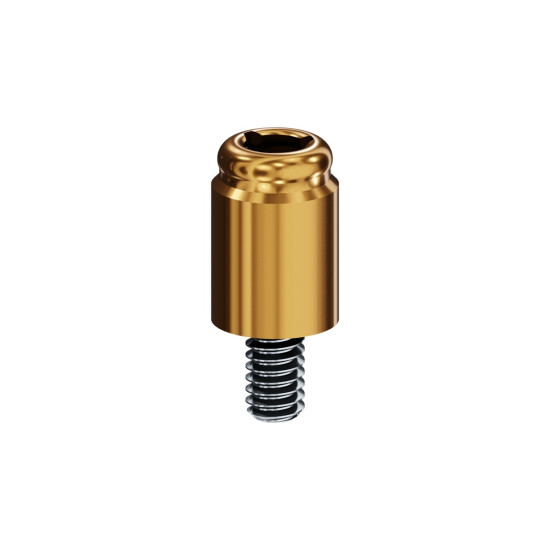 LOCATOR Abutment for Nobel Biocare Replace / Steri-Oss Implants, 4.3mm Standard (Yellow), 5.0mm Cuff