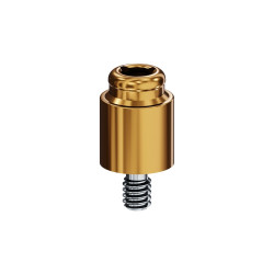 LOCATOR Abutment for Zimmer Biomet Swede-vent, Taperlock Implants, 5.0mm Dia, 5.0mm Cuff Height