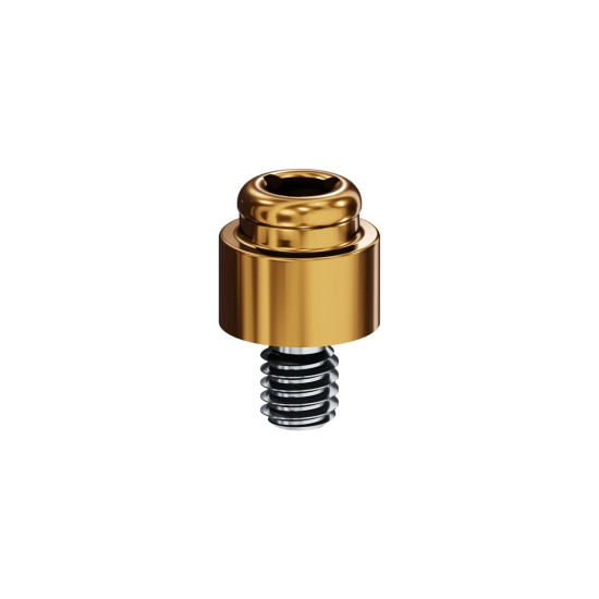 LOCATOR Abutment for Nobel Biocare Branemark Implants, Wide (WP, Blue), 3.0mm Cuff Height