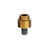 LOCATOR Abutment for Nobel Biocare Branemark Implants, Wide (WP, Blue), 3.0mm Cuff Height