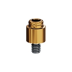 LOCATOR Abutment for Nobel Biocare Branemark Implants, Wide (WP, Blue), 4.0mm Cuff Height