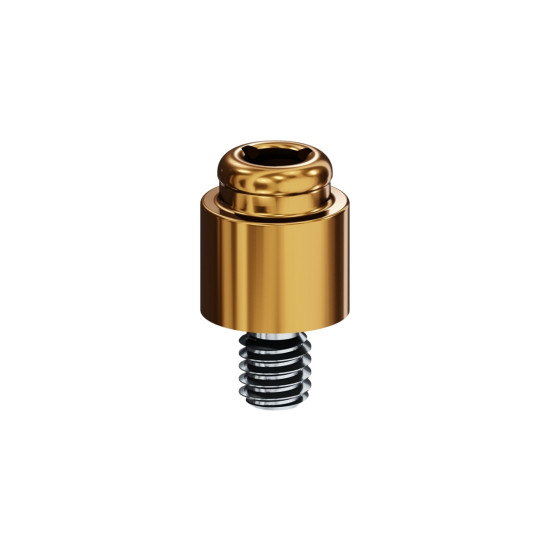 LOCATOR Abutment for Nobel Biocare Branemark Implants, Wide (WP, Blue), 4.0mm Cuff Height