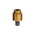 LOCATOR Abutment for Nobel Biocare Branemark Implants, Wide (WP, Blue), 4.0mm Cuff Height