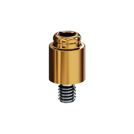 LOCATOR Abutment for Nobel Biocare Branemark Implants, Wide (WP, Blue), 5.0mm Cuff Height