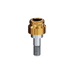LOCATOR Abutment for Zimmer Biomet Advent Implants, 4.5mm (Purple), 2.0mm Cuff Height