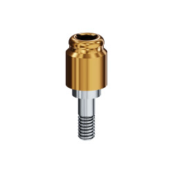 LOCATOR Abutment for Zimmer Biomet Advent Implants, 4.5mm (Purple), 4.0mm Cuff Height