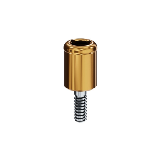 LOCATOR Abutment for IMTEC Mini, MDI Implants, 3.3mm Dia, 4.0mm Cuff Height