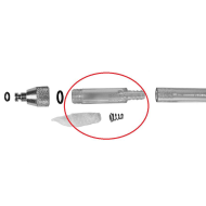 Plastic Trap with Retainer Spring and Gauze