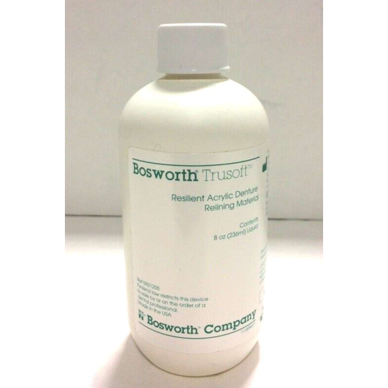 Trusoft Resilient Denture Acrylic Relining Material - Liquid Only - 8 oz. (236ml)