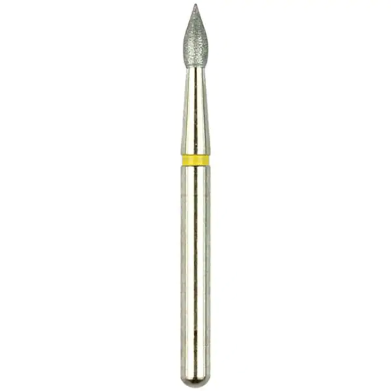 Hybrid Points® T&F Diamond Burs – FG, Extra Fine, Yellow, Flame 1/Pkg