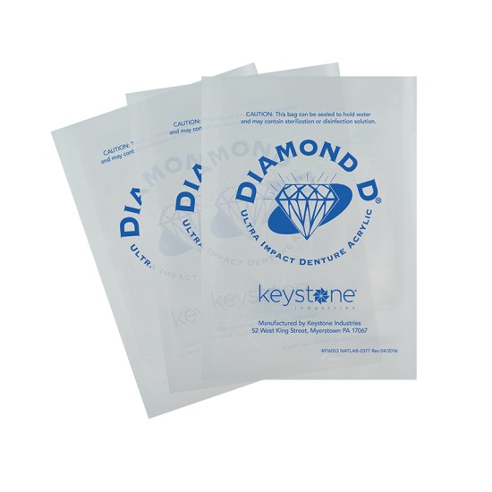 Diamond D Mylar Pouches Pk/100