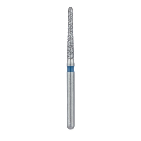 1114.10M SINGLE USE DIAMOND BUR, STERILE PACKED, 25PK, 1.4MM TAPERED, ROUND END, 10MM WORKING LENGTH