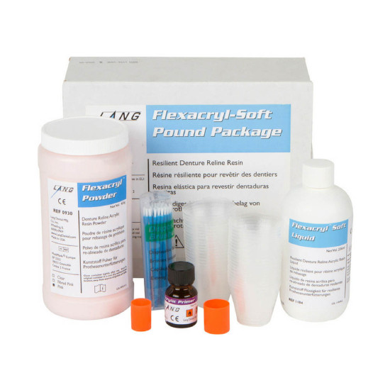 Flexacryl Soft B1 Pound Package (454 g powder/236 mL liquid)