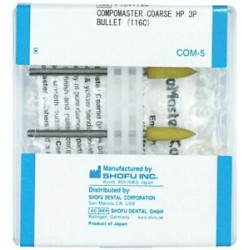 Shofu Compomaster Coarse Bullet HP #0116C 3/Box
