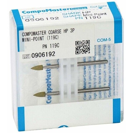 Shofu Compomaster Coarse Minipoint HP #0119C 3/Box