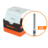 Single Use Diamond Bur, Sterile Packed, 25pk, 1.2mm Cylinder, Round End, 8mm Working Length, Super Coarse Grit, FG