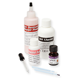 Jet Denture Repair Clear Pound Package (454 g powder/236 mL liquid)