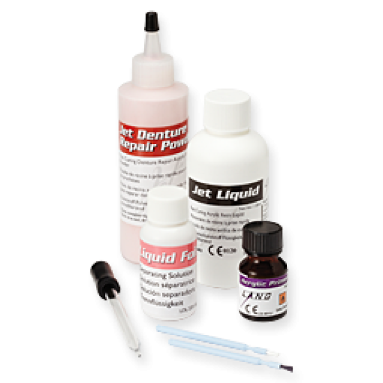 Jet Denture Repair Clear Professional Package (100 g powder/118 mL liquid)