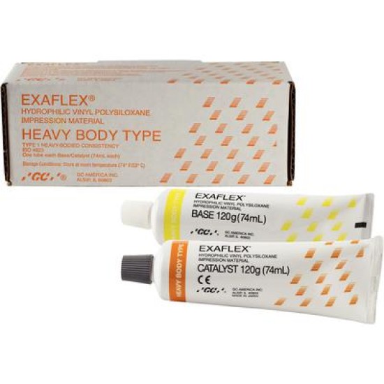 Exaflex Std Pkg Heavy Body 74ml Each Base & Catalyst