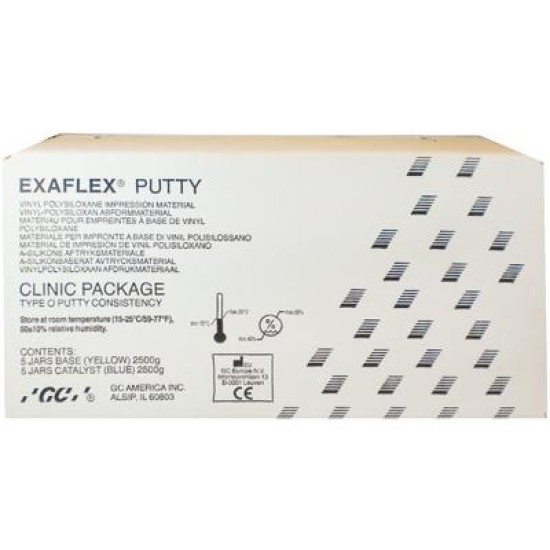 Exaflex Putty Std Pkg (500gm Base, 500gm Catalyst And Scoop)