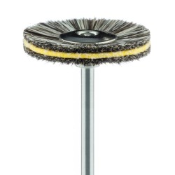 Polisher, Brush, Goat hair, Grey with Leather, 3-ply, HP 5/pk