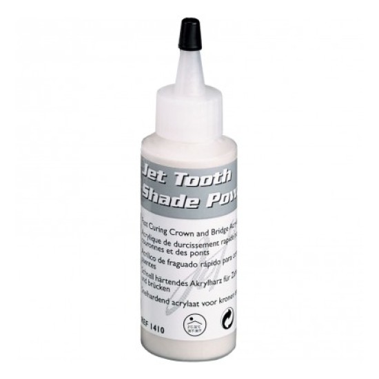 Jet Tooth Shade Acrylic Powder A3.5 2oz/Bt Jet Tooth Shade Acrylic Powder A3.5 2oz/Bt
