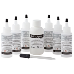 Jet Tooth Shade 6/1 Kit (6x45 g powder 60-62-65-69-77-81/118 mL liquid)