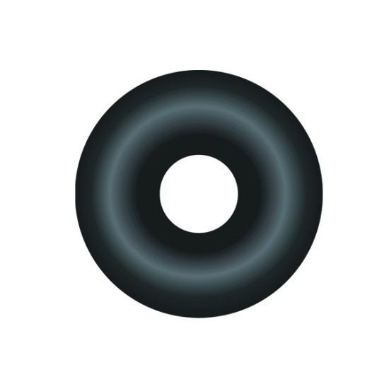 O-Ring Black Rings #2 Micro (12-Pack)