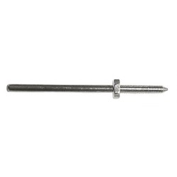 Mandrel, Spiral w/Hex Nut, 3/32" Shank - 12/pk