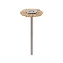 Hatho Toro Miniature Brushes 3/4 19mm (16,000 rpm) Standard Hard Horse Hair - 12/Pkg