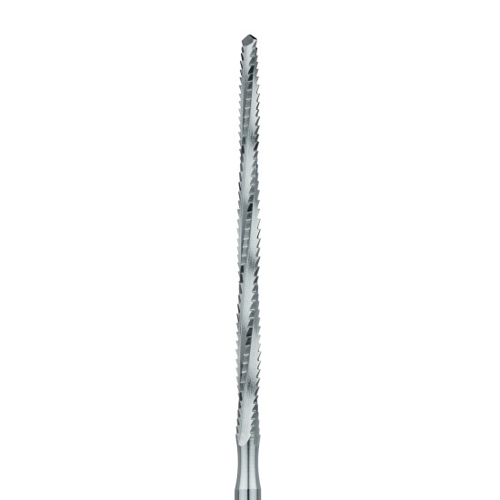 Steel Bur, Rust Free Stainless Steel Bur, 2.3mm, Cross Cut 35.0mm Length Lindemann Bur, HPXL