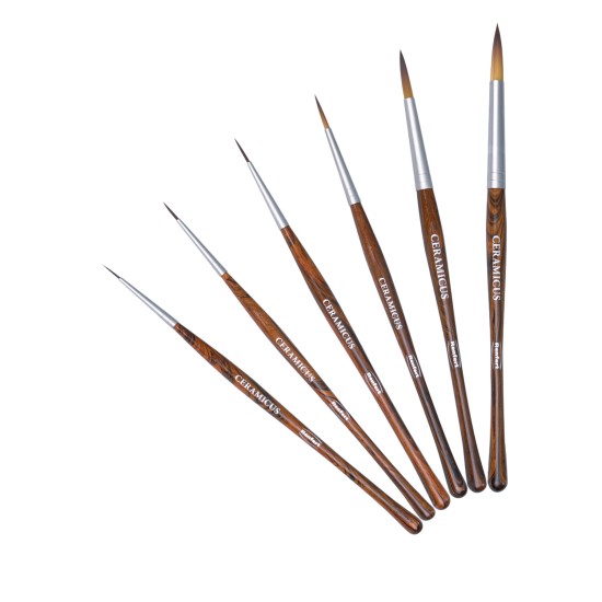 Ceramicus Synthetic bristle brush set