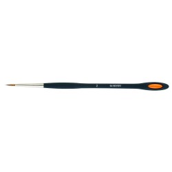 lay art style Natural bristle brush size 2 2/Pk