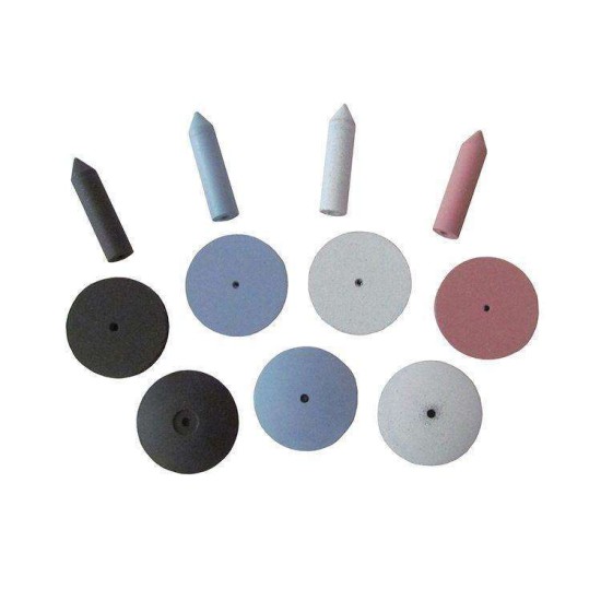 Silicone Wheels Knife Edge Black 7/8 100/box