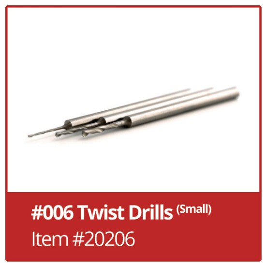 Twist Drills #006 6-Pack