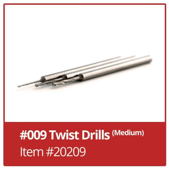 Twist Drills #009 6-Pack