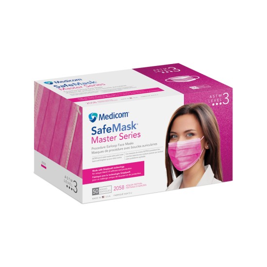 SafeMask Master Series Azalea Level 3 50/Bx Medicom - Made in USA