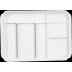 B-Lok Divided Tray (White)